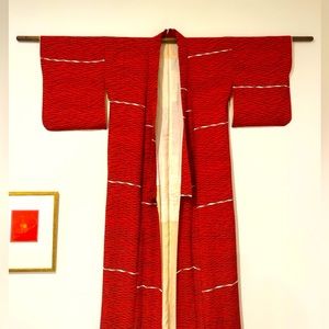 Vintage Japanese Kimono 100% Silk